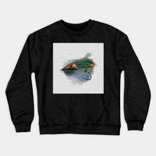 Jeney Green Peacock Freestyle Crewneck Sweatshirt